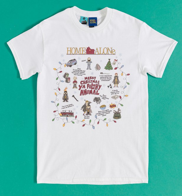 Home Alone Christmas White T-Shirt Home Alone Christmas White T-Shirt