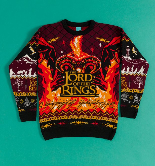 Lord of the Rings One Ring Christmas Jumper Lord of the Rings One Ring Christmas Jumper